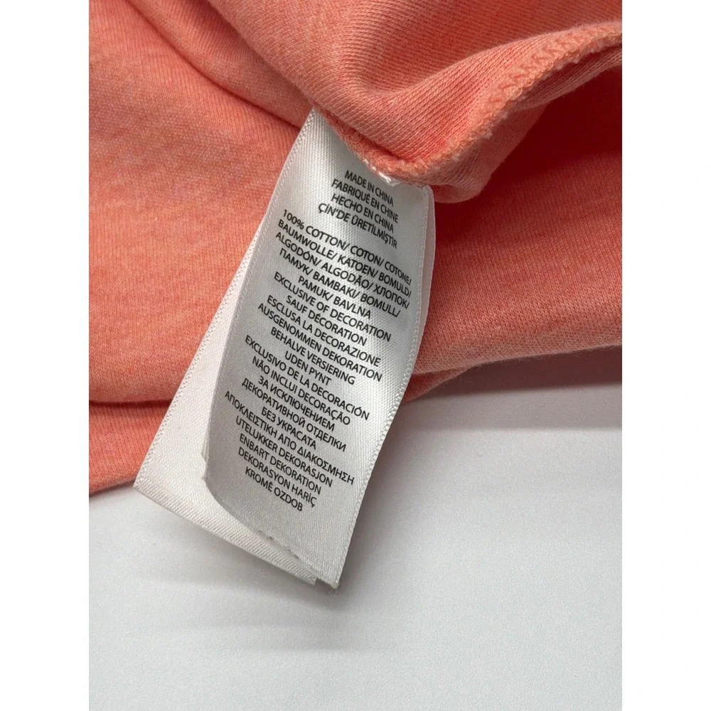 Polo Ralph Lauren Mens Large Heather Orange Short Sleeve Cotton Polo Shirt Large